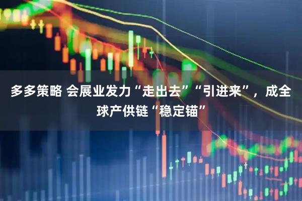 多多策略 会展业发力“走出去”“引进来”，成全球产供链“稳定锚”