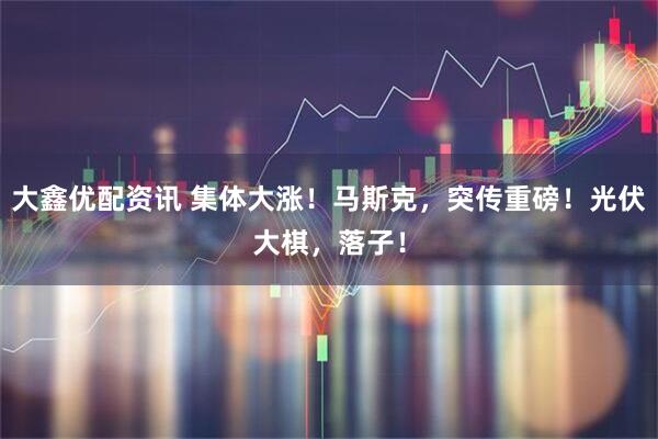 大鑫优配资讯 集体大涨！马斯克，突传重磅！光伏大棋，落子！