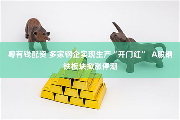 粤有钱配资 多家钢企实现生产“开门红”  A股钢铁板块掀涨停潮