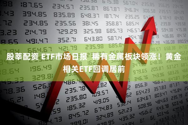 股莘配资 ETF市场日报  稀有金属板块领涨！黄金相关ETF回调居前